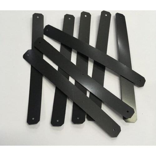 120pcs/500pcs 10*100mm Large Rectangular Bar Two Holes Flat Sequin Sewing,Wedding Craft,Women Kids DIY Garment Accessory Black