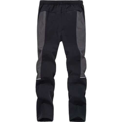 Thick Cycling Pants Mens And Womens Autumn/Winter Fleece Outdoor Bicycle Reflective Riding Pants