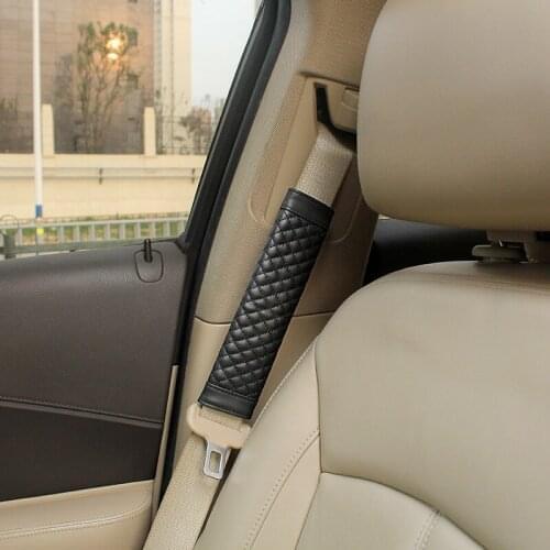 For Audi A3 A4 A5 A6 A7 A8 B6 B7 B8 C5 C6 TT Q3 Q5 Q7 S3 S4 Car Safety Belts Cover Shoulder Protection Interior Accessories