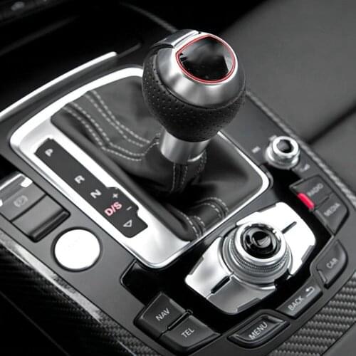 Car for RS Style Gear Shift Knob Shift Lever Handle Head for Audi A3/S3/Q3/S6 for VW Golf 6/6 7/7 for GTI Automatic Transmission
