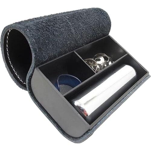 Steel Guitar Bar Storage Box Picks Bag