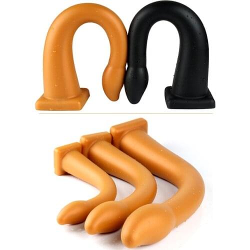Super Long Silicone Anal Plug Large Dildo Butt Plug Vagina Stimulation Prostate Massage Erotic Anal Sex Toy For Men Woman
