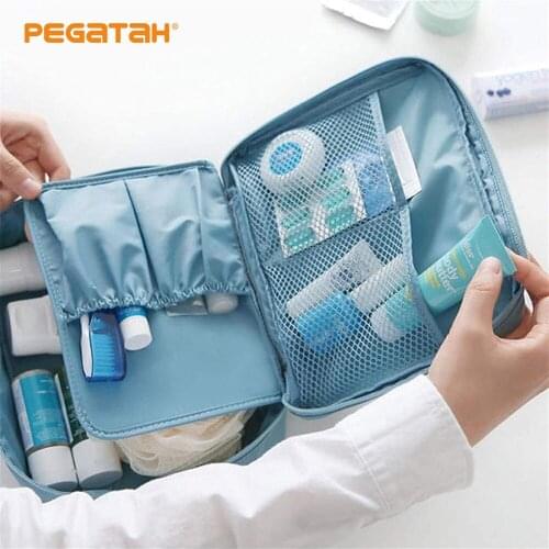 Outdoor Girl Makeup Bag Oxford Waterproof Multifunction Toiletries Women Cosmetic Organizer Female travel Storage Make up Cases