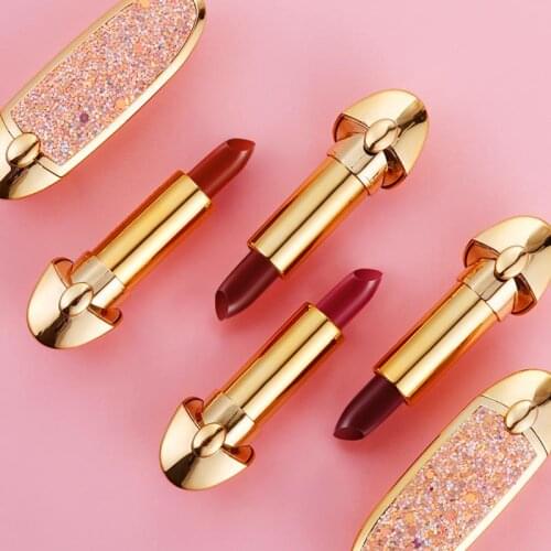 Waterproof Lipstick Lasting Matte Lipstick Moisturizing Water-Resistant Profissional Lipstick Maquillaj Women Makeup Gift KH77