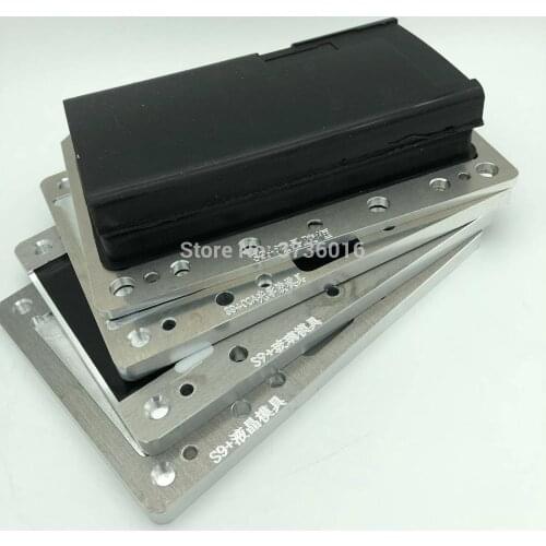YMJ unbent flex vacuum laminating mold for samsung S9 plus oca and glass lcd laminating for mobile phone repair renovation