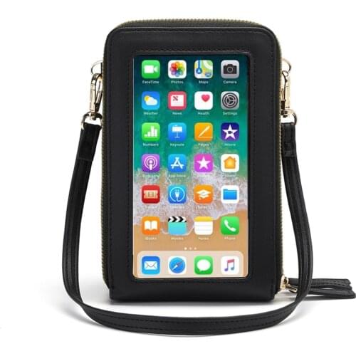 Crossbody Cellphone Purse Women Touch Screen Bag RFID Blocking Wallet Shoulder Handbag