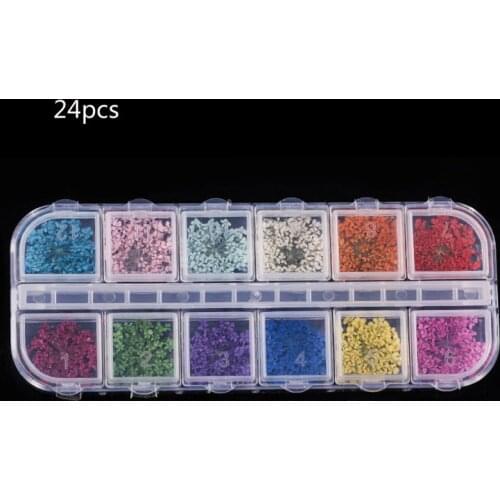 12pcs DIY Filling Epoxy Resin Crafts Tools Plant Jewelry Making Phone Case Pendant Bookmark Handmade Filler Dry Dried Grass