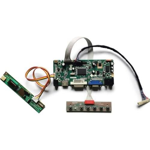 1CCFL Fit B154EW01 V8 V9/B154EW02 V0 V1 V2 V3 VGA DVI LVDS 1280*800 M.NT68676 monitor controller board DIY kit matrix 30Pin