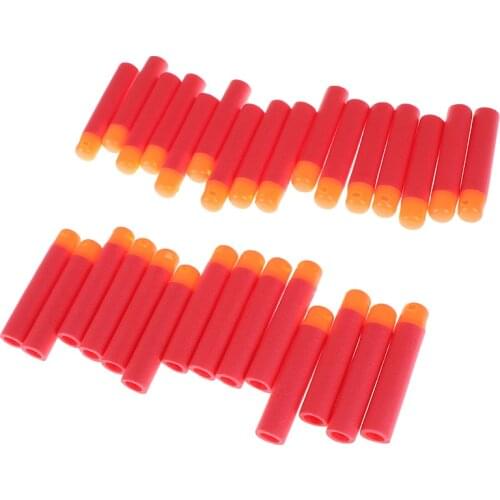 30Pcs Mega For Nerf 9.5cm Red Sniper Rifle Darts Bullets Mega Foam Refill Darts Big Hole