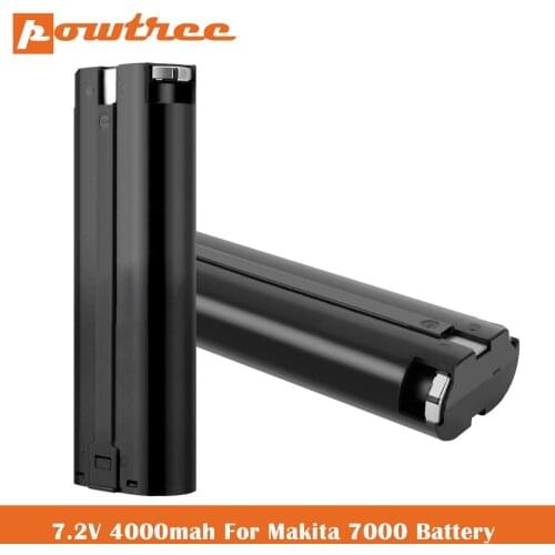7.2V 4000mAh Ni-MH Replacement Battery For Makita 7000 7002 7033 191679-9 192532-2 192695-4 632002-4 632003-2 7.2V Battery L50