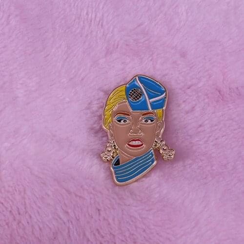 Britney stewardess pin music toxic gift popular art decor