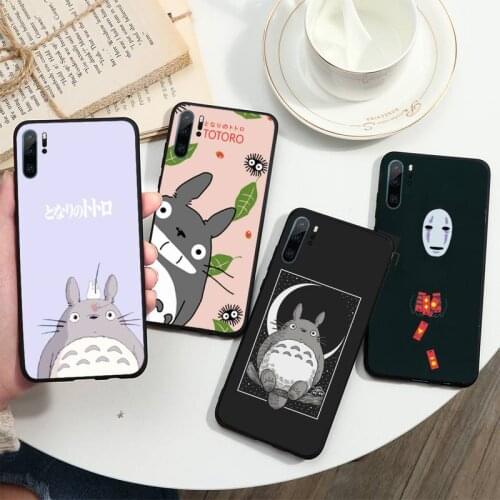 Spirited Away totoro Miyazaki Hayao Phone Case For Huawei honor Mate P 10 20 30 40 i 9 8 pro x Lite smart 2019 nova 5t