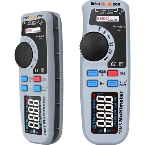 ADM92CL True RMS Auto Range 6000 Counts Multimeter Voltmeter Capacitance Tester Meter