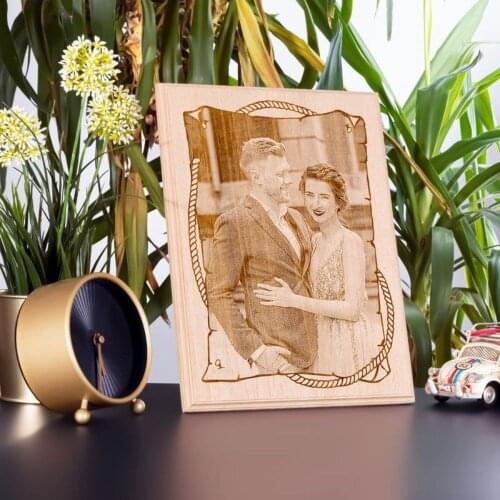 Wooden Photo Table Decor Office Decoration Wooden Boards Valentines Special Gift Wall decoration Living room accessories