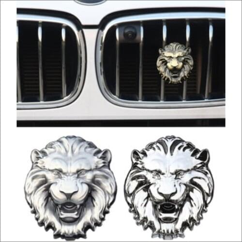 James lion head metal car stickers in the network standard off-road vehicle personality modified car stickers concealment sticke