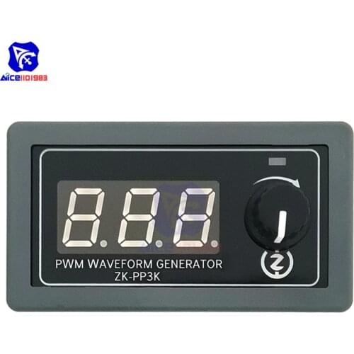 PP3K PWM Pulse Generator Lighting LED Motor Speed Control Dimming Controller Slow Start Slow Stop LCD Digital Display