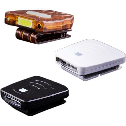 Fishing induction Yediao headlight glare rechargeable super bright LED cap lamp clip head-mounted visor pull bait fishing lights