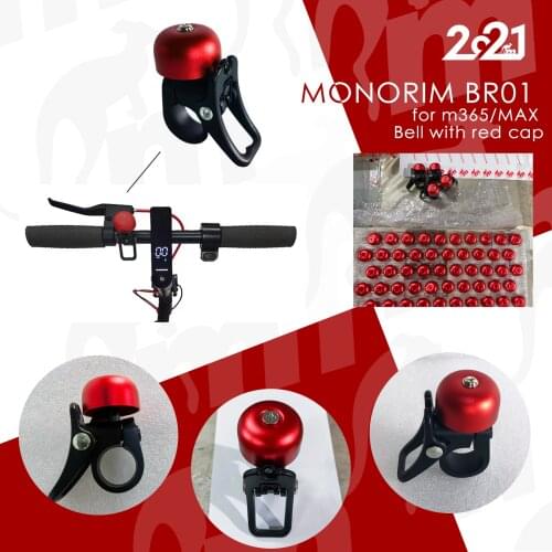 Monorim BR01 bell ring For xiaomi m365 or pro all series scooter Smart and Foldable Scooter Heard Clear Scooter Bell