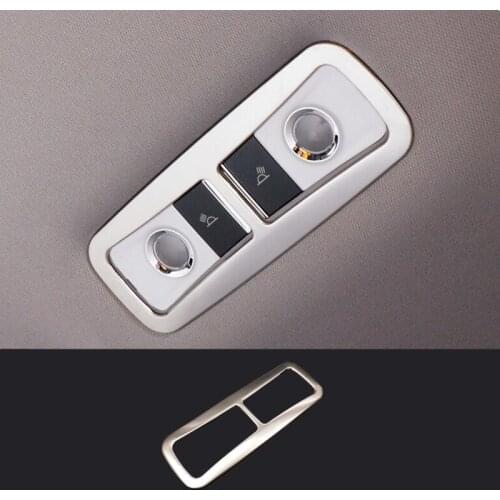 Stainless steel For Honda CR-V CRV accessories 2017 Car styling Car rear reading Lampshade frame Panel Decorative Cover Trim