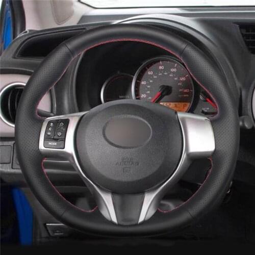 DIY Anti-Slip Wear-Resistant Steering Wheel Cover For Subaru Trezia 2011- 2015 Car Interior Decoration