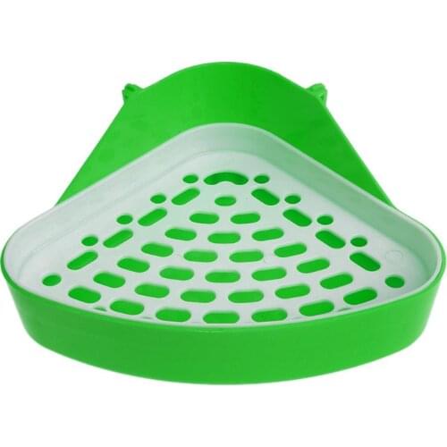 Litter Corner Trays Indoor Clean Pet Hamster Cat Rabbit Toilet Small Pets Training Defecation Stretcher