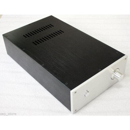 ZEROZONE DIY Full Aluminum amplifier chassis amp Enclosure case 230*395*90mm