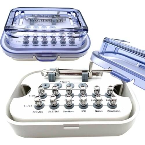 Whole set Dental Implant Restoration tool kit Dental Universal Implant Torque Screwdrivers Wrench implant tools
