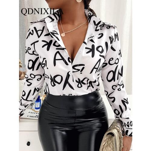 QDNIXILA Women's Printed Shirts