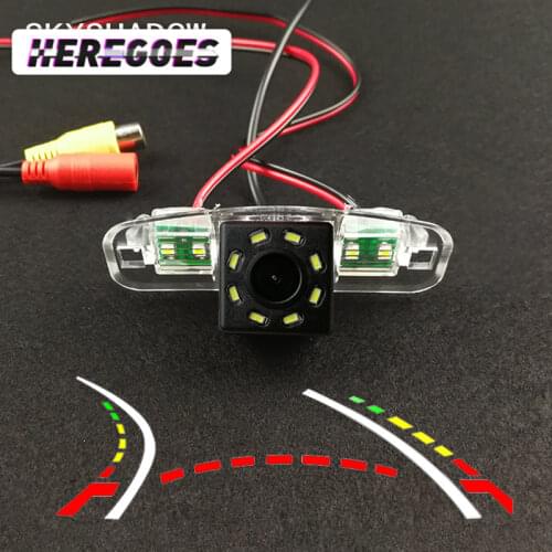 Fisheye 4 8 12 led dynamic Wireless Car CCD Night Vision Rear Camera For Honda Spirior 2009-2012 Europe Accord