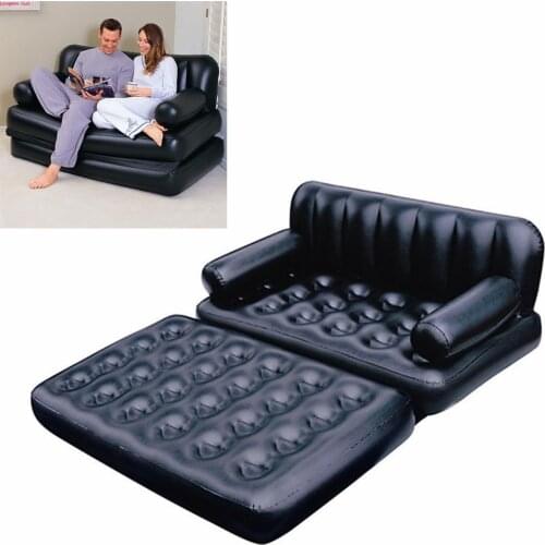 Modern Inflatable Fold Sofa Bed For Travel Beach Beds Chaise Living Room Furniture Outdoor Garden Furniture Lounge Chair