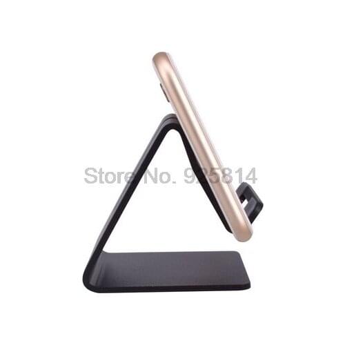 By dhl or ems 100pcs Universal Aluminum Metal Phone Stand Holder For iPhone 6 6s 7 Tablet Desk Phone Holder Stands For iPad