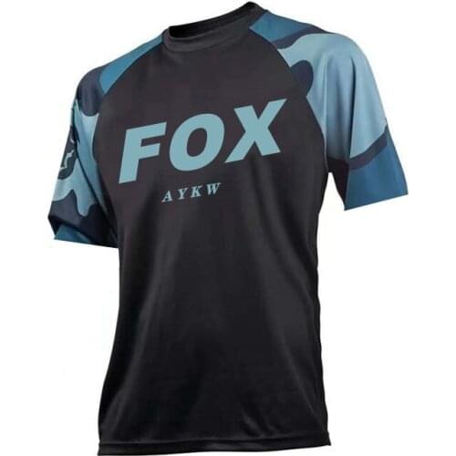 Cycling jersey men AYKWFOX Mountain bike clothing Cycling jersey long sleeve Mens spring clothing Mens cycling jersey