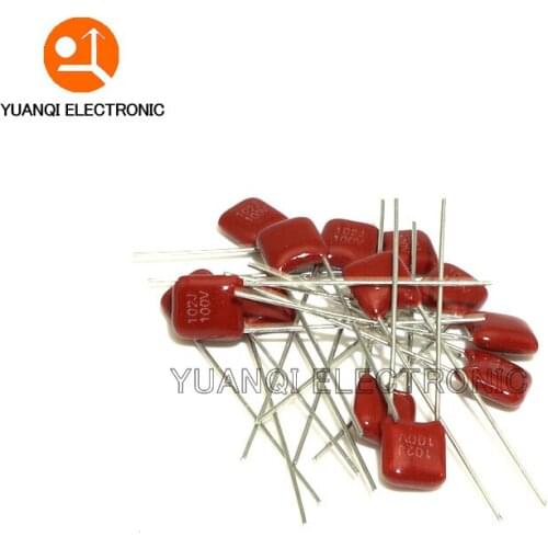 1000pcs CBB Polypropylene film capacitor pitch 5mm 7.5mm 100V 250V 22nF 33nF 47nF 68nF 100nF 470nF 1uF