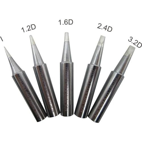 5 PCS Soldering Tips 900M for Hakko 936 907 FX-600 Milwaukee M12SI-0 Radio Shack 64-053 Yihua 936 X-Tronics 3020 Iron Pencil Bit