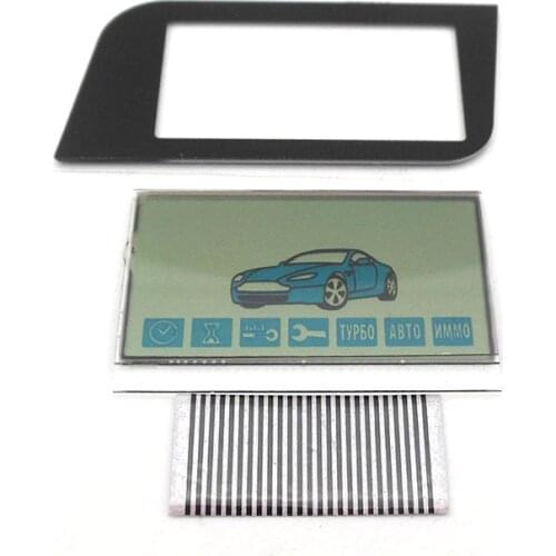 A93 LCD display flexible cable + LCD keychain Glass for Starline A93 remote controller display with Zebra Stripes free shipping