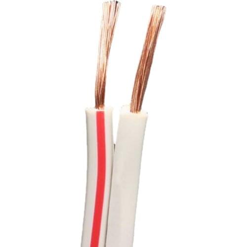 Audiophile 2x14 AWG High Purity Oxygen Free Copper Surround Main Audio Speaker DIY Bulk Cable