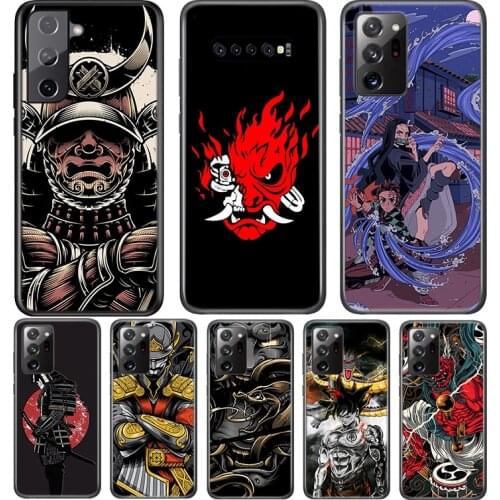 Japanese Ninja Samurai For Samsung Galaxy S21 S20 FE Ultra S10 S10E Lite 5G S9 S8 S7 S6 Edge Plus Phone Case