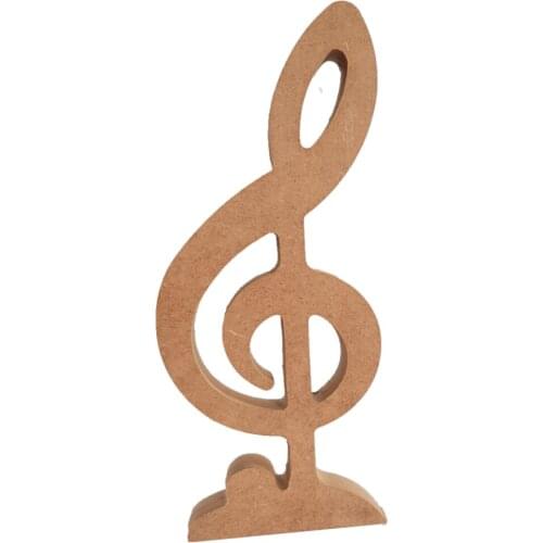 HLO 2021 Decorative Wooden Footed Treble Clef Wall Ornaments Home Decoration Wall Art Quality Material Stylish Can be Colored