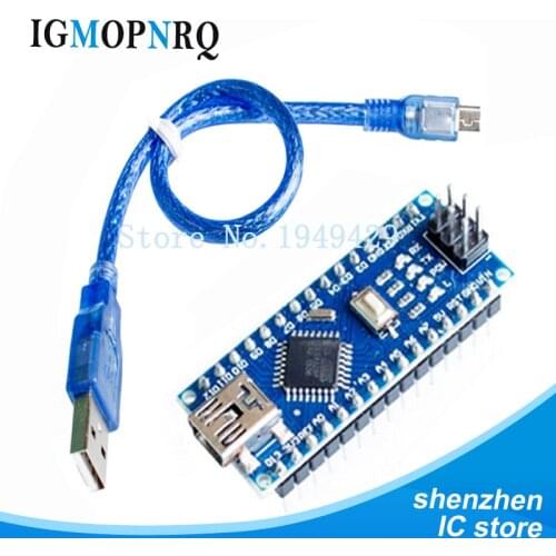 1pcs Nano 3.0 Nano V3.0 controller ATMEGA328P ATMEGA328 CH340 +USB cable