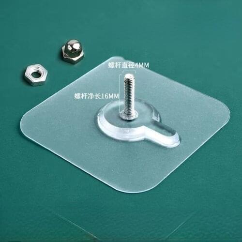 Hooks for Hanging No Trace Wire Stick Strong Adhesive Hook Invisible Sucker Picture Frame Photo Tile Wall Hook No Punching Pop