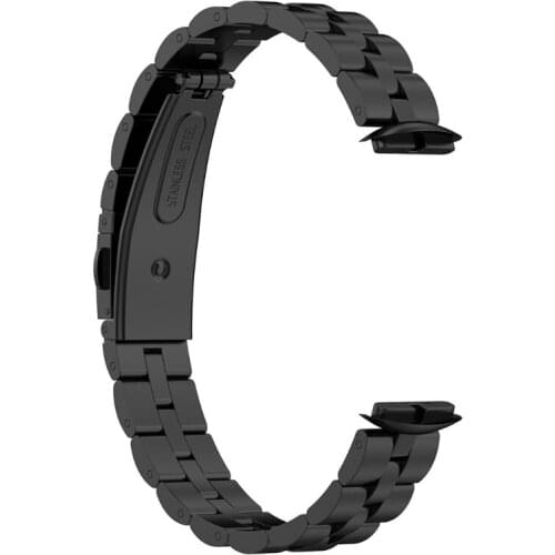 Metal Strap Compatible with Fitbit-Luxe Waterproof Durable Smart Watch Fashion Bands Replacement Sports Wristband