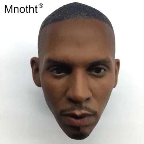Mnotht 1:6 Male Soldier Head Carving Model Black Man Humphrey Penny Head Sculpt Model Toys Collection Action Figure m3