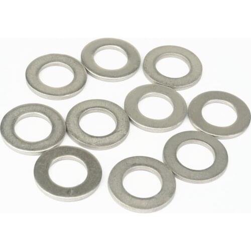 LOT 10 M18 TA2 GR2 Titanium Bolt Screw Spacer Flat Washer Anti Acid Corrosion