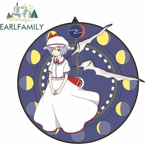 EARLFAMILY 13cm x 13cm For Cartoon Motorcycle Car Bumper Stickers Personality Decal Waterproof Sunscreen Occlusion Scratch