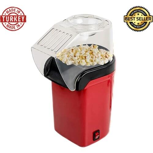 New Home Hot Air Popcorn Popper Maker Microwave Machine Delicious and Healthy Gift Idea for Kids Homemade DIY Popcorn Movie snac