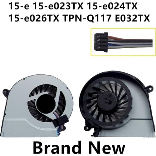 New Laptop CPU Cooling Fan For HP 15-e 15-e023TX 15-e024TX 15-e026TX TPN-Q117 E032TX Notebook Cooler Radiator