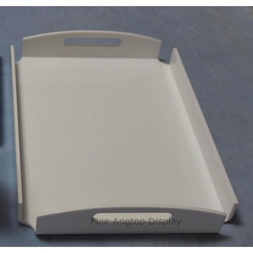 New Modern White Acrylic Serving Party Bar Holder Jewelry Accessories Display Trays