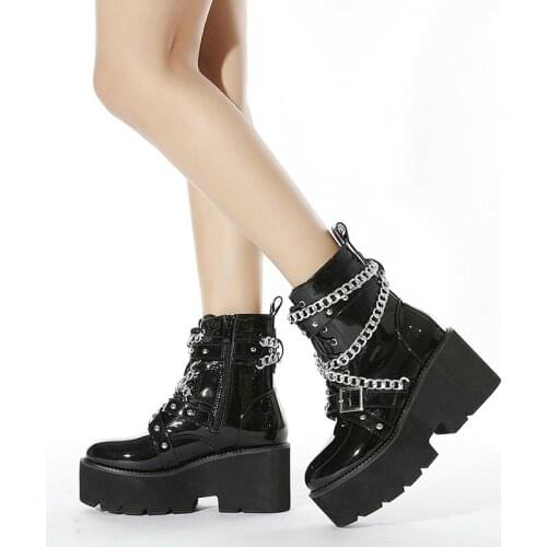 Piwazatu Women's Wedge Ankle Boots