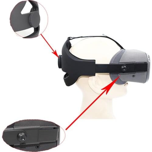 VR Helmet Head Stand Holder Relieve Pressure Head Strap for Oculus Quest VR Headset Accessories