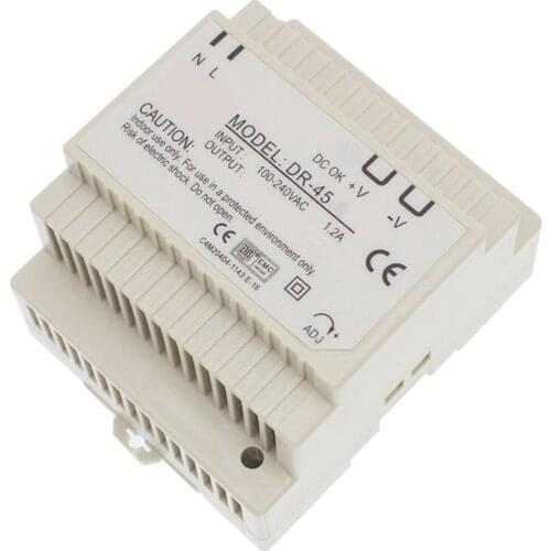 45W 12VDC 3.5A LED Din Rail Mounted Output Industrical Switching Power Supply Input 100-240VAC